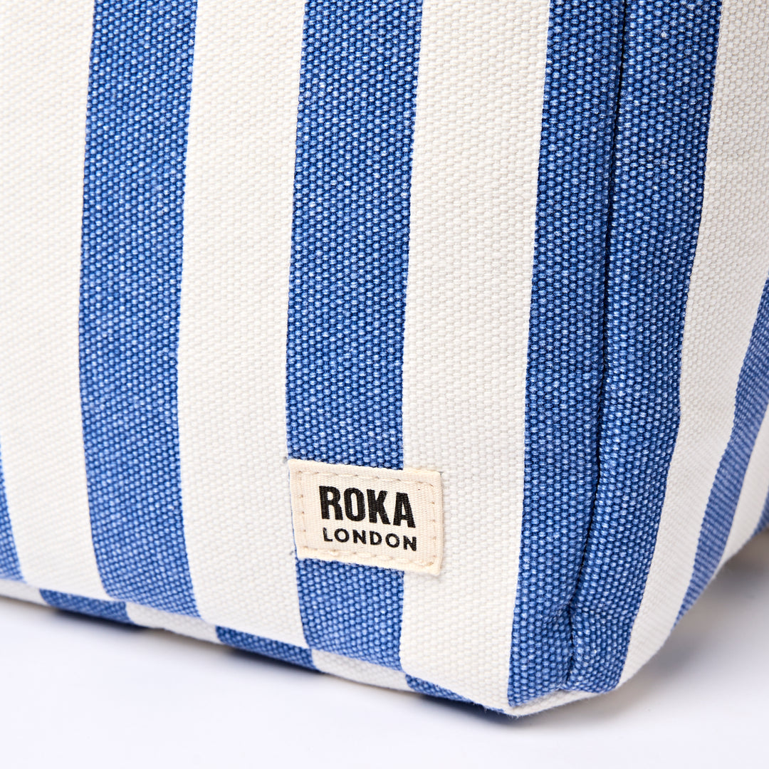 Hampstead Lunch Bag in Denim Stripe