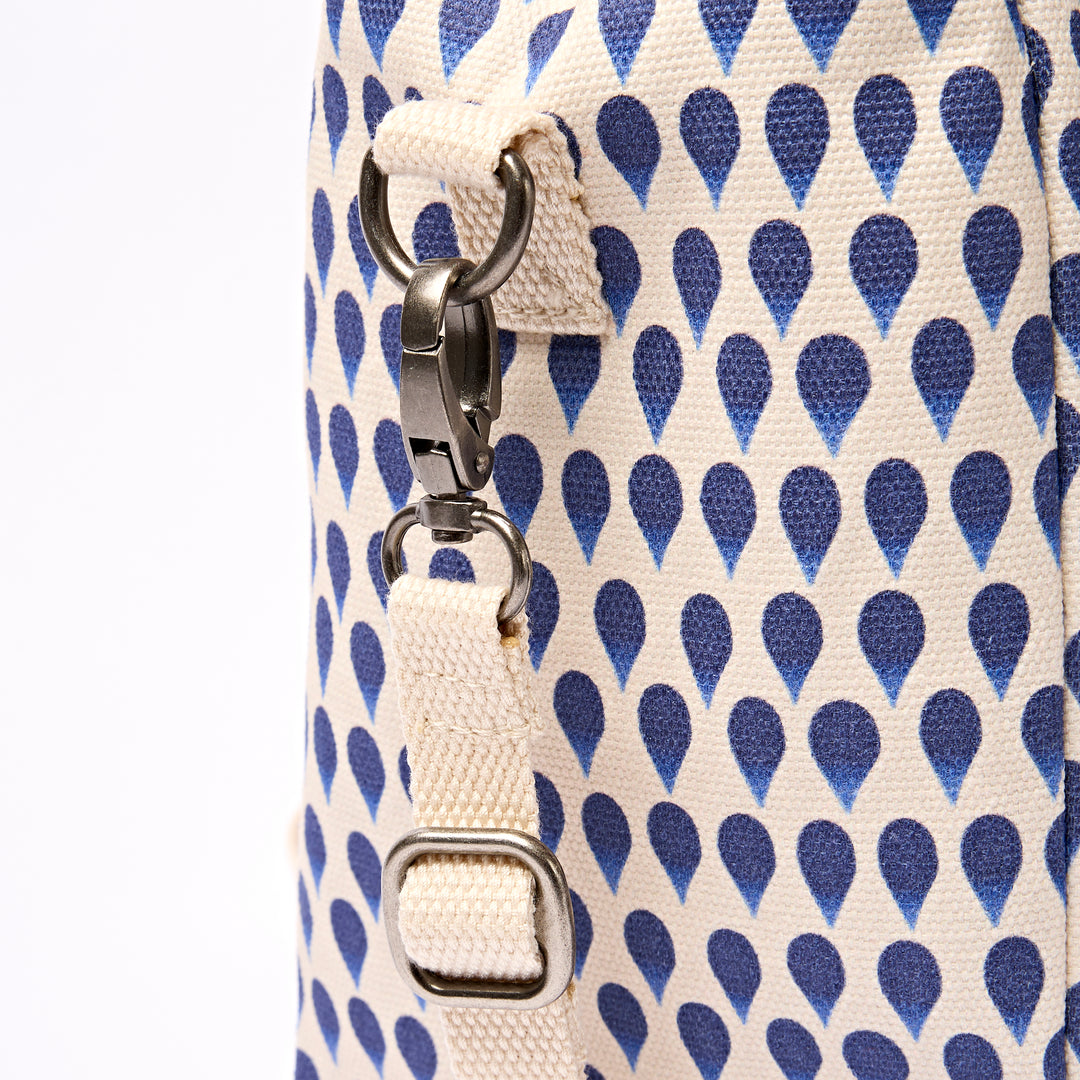 Hampstead Lunch Bag in Denim Rain Indigo