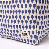Hampstead Lunch Bag in Denim Rain Indigo