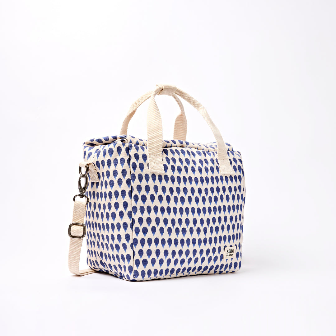 Hampstead Lunch Bag in Denim Rain Indigo