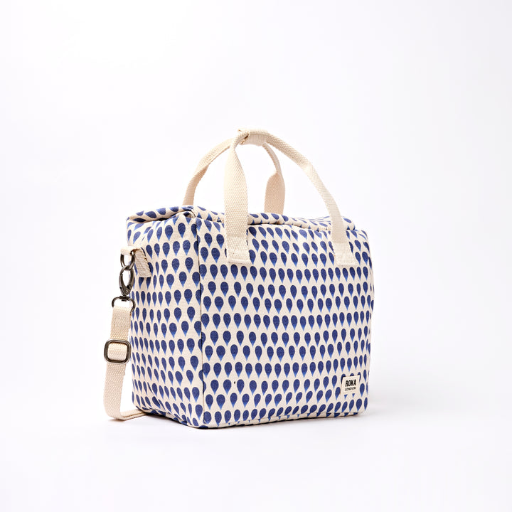 Hampstead Lunch Bag in Denim Rain Indigo