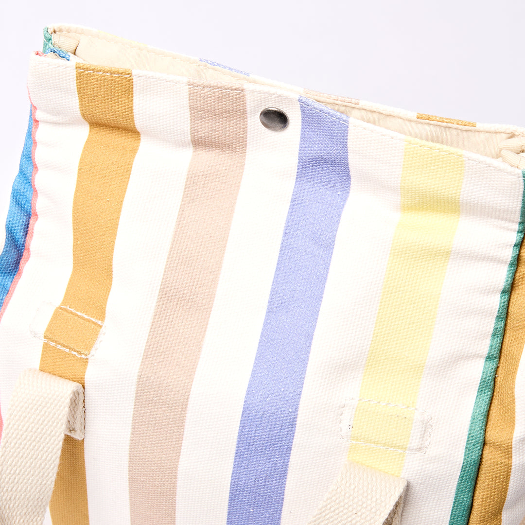 Hampstead Lunch Bag in Pastel Multi Stripe