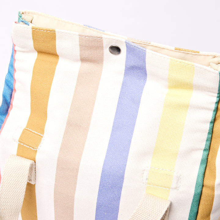 Hampstead Lunch Bag in Pastel Multi Stripe