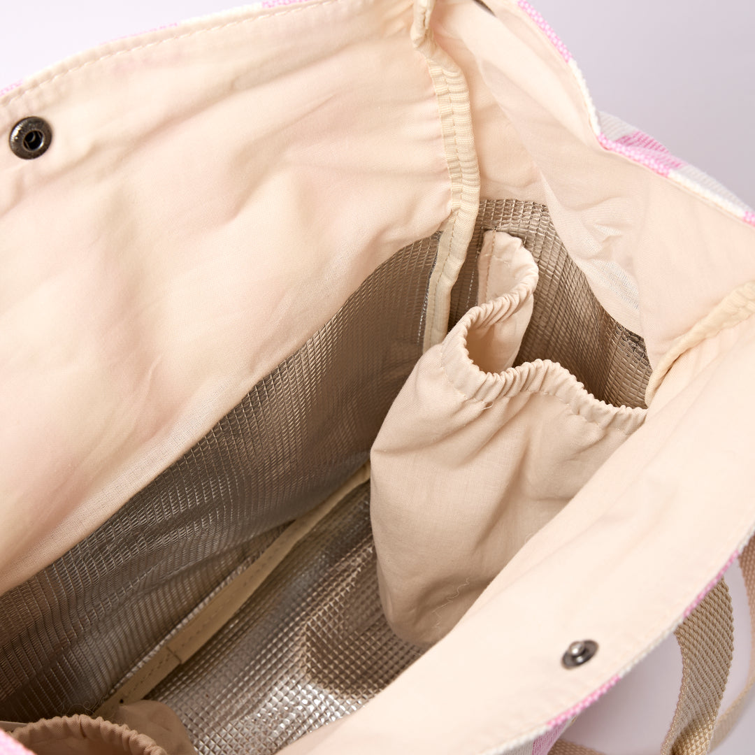 Hampstead Lunch Bag in Sherbet Stripe