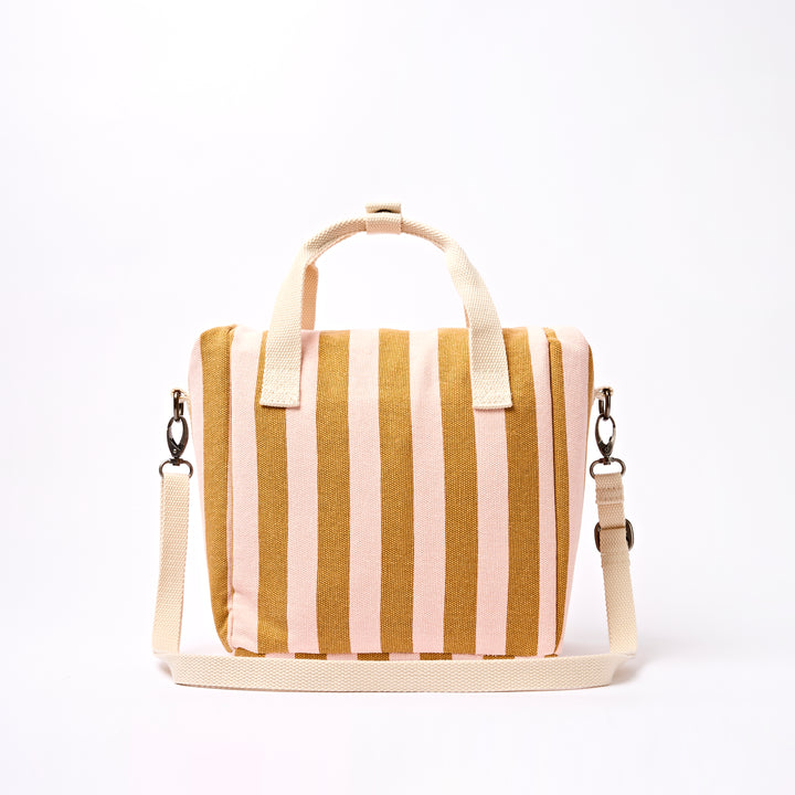 Hampstead Lunch Bag in Rose Gold Stripe