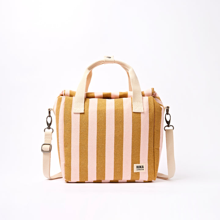 Hampstead Lunch Bag in Rose Gold Stripe