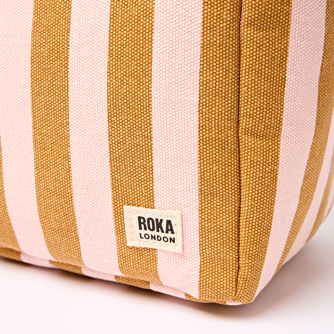Hampstead Lunch Bag in Rose Gold Stripe