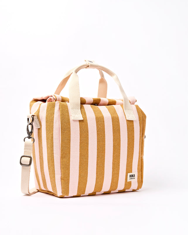 Hampstead Lunch Bag in Rose Gold Stripe