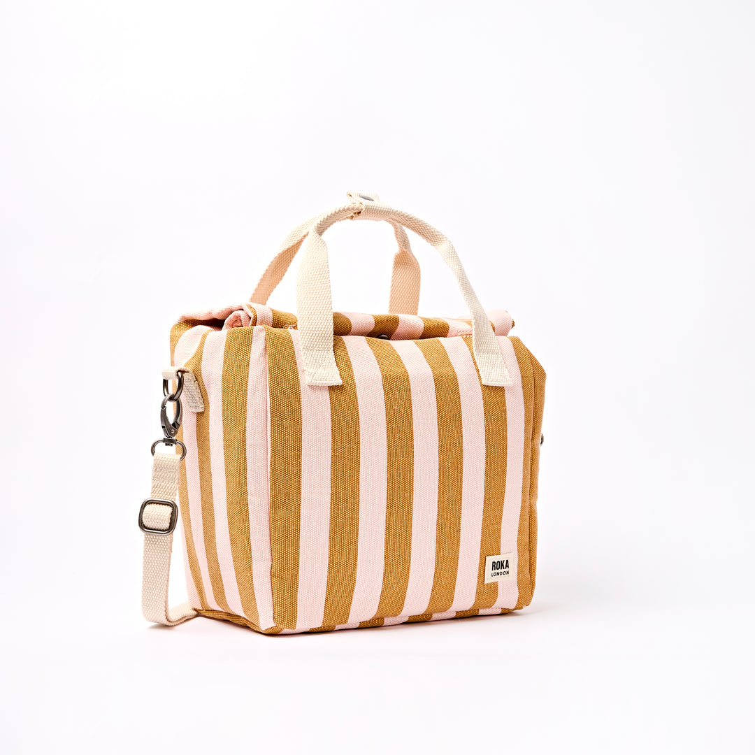 Hampstead Lunch Bag in Rose Gold Stripe