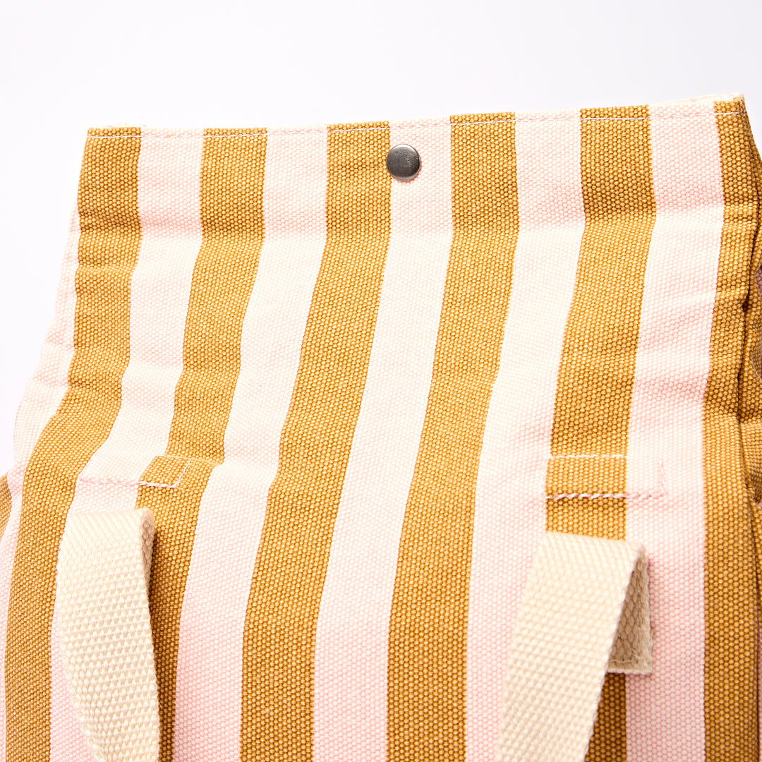 Hampstead Lunch Bag in Rose Gold Stripe