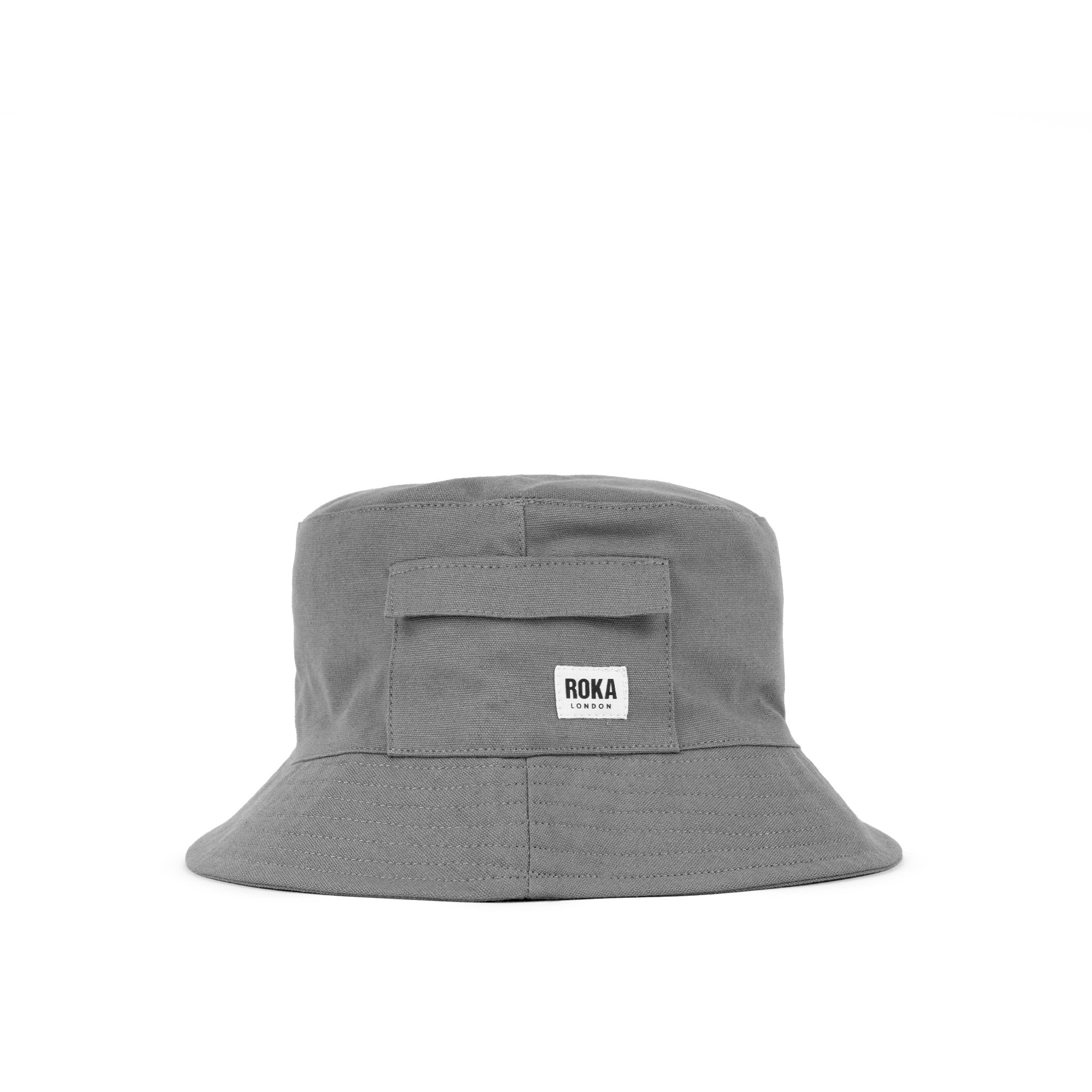 Hatfield Graphite Recycled Bucket Hat ROKA London