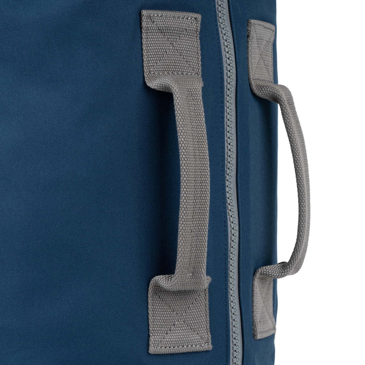 Heathrow Deep Blue Recycled Canvas