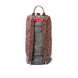 Heathrow Duffel Bag Backpack in Brown Dot