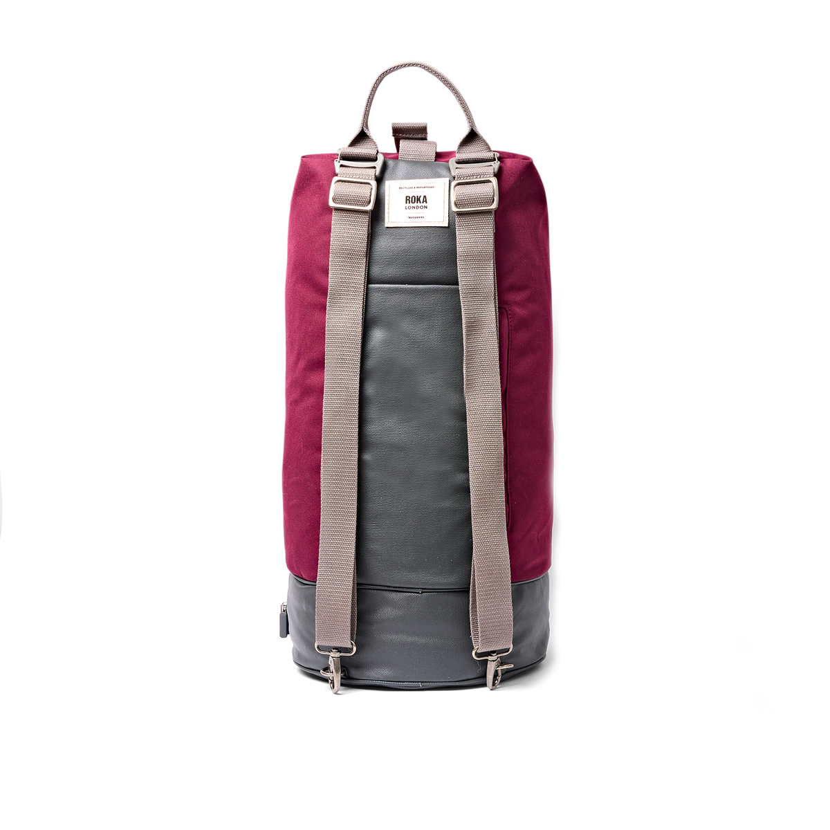 Heathrow Duffel Bag Backpack in Cherry Lacquer