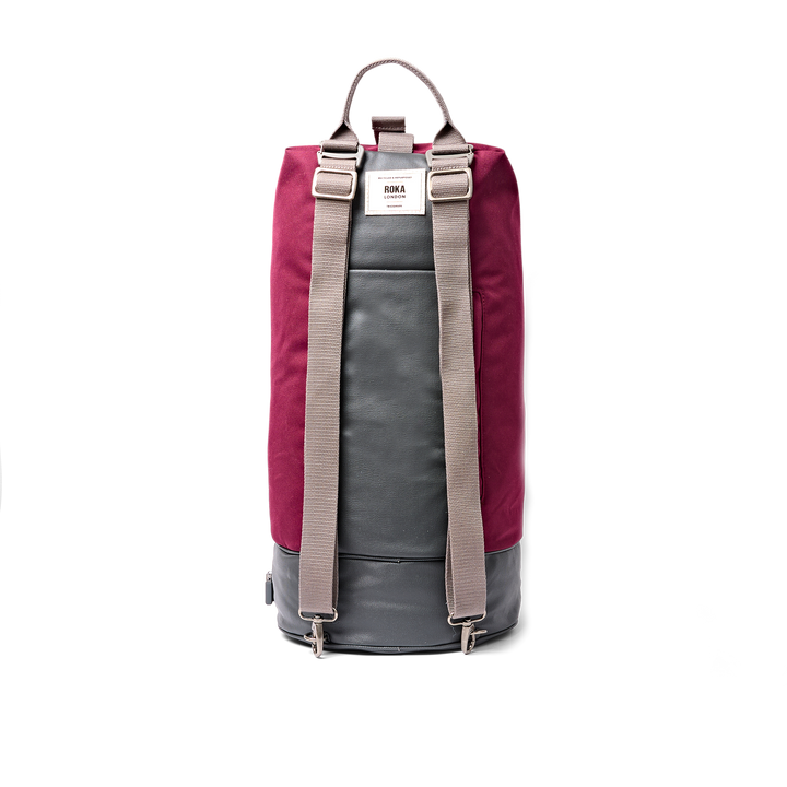 Heathrow Duffel Bag Backpack in Cherry Lacquer