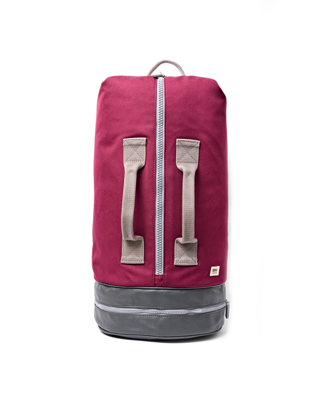 Heathrow Duffel Bag Backpack in Cherry Lacquer