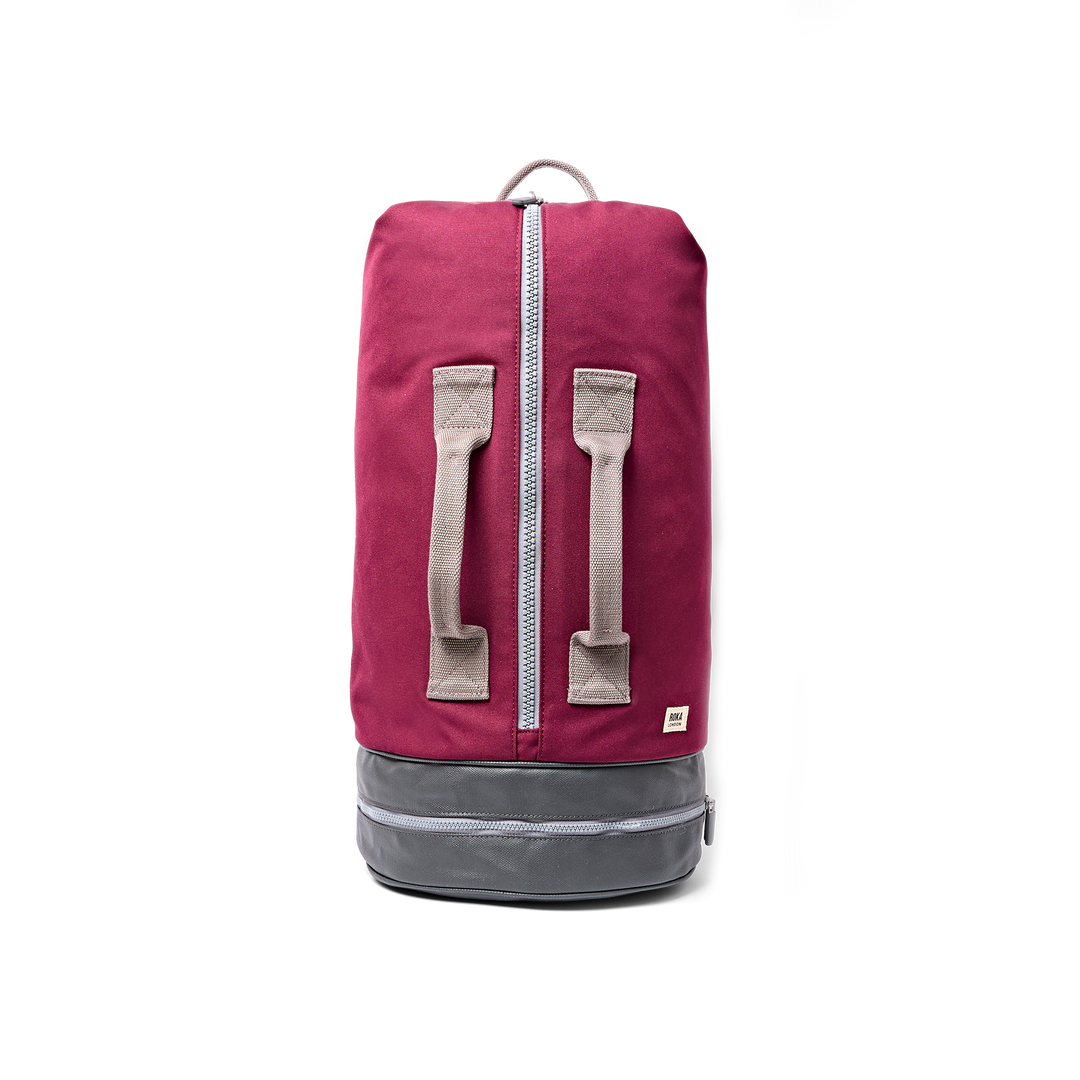 Heathrow Duffel Bag Backpack in Cherry Lacquer