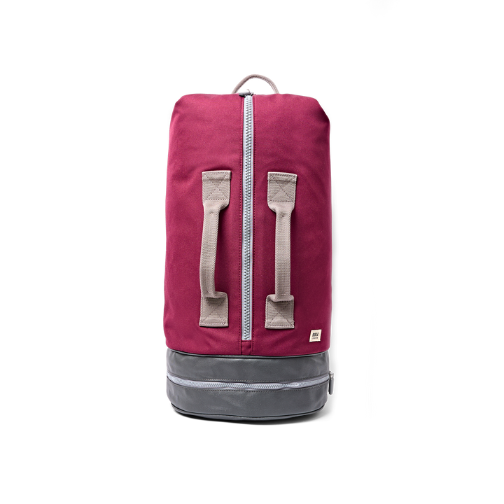 Heathrow Duffel Bag Backpack in Cherry Lacquer