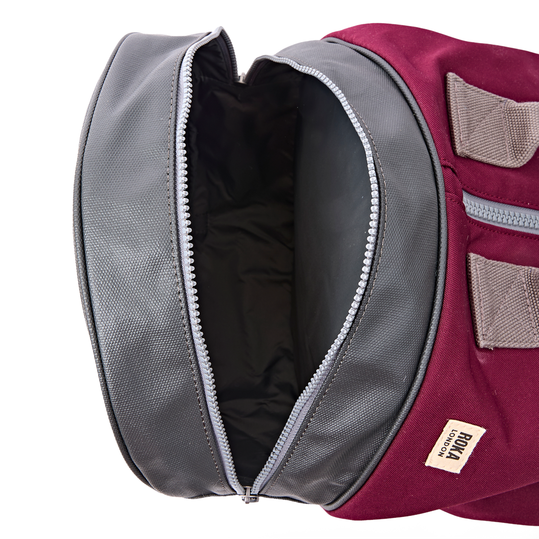 Heathrow Duffel Bag Backpack in Cherry Lacquer