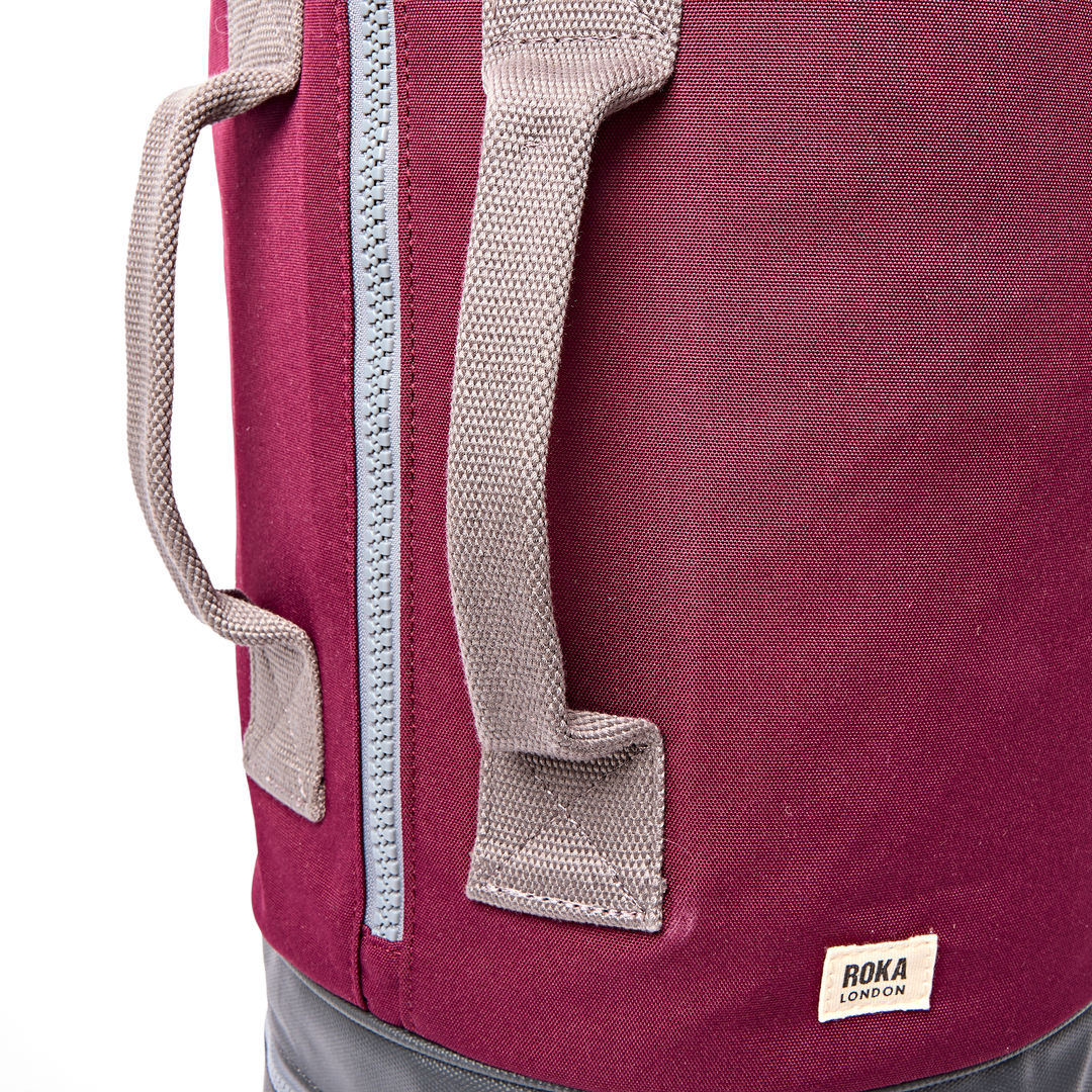 Heathrow Duffel Bag Backpack in Cherry Lacquer