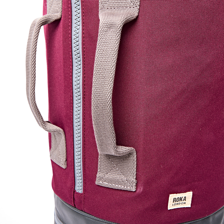 Heathrow Duffel Bag Backpack in Cherry Lacquer