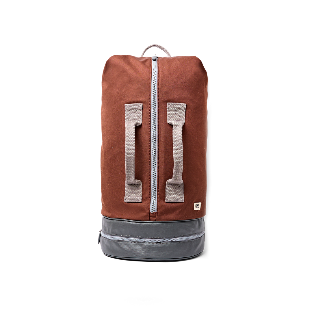 Heathrow Duffel Bag Backpack in Chocolate
