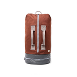 Heathrow Duffel Bag Backpack in Chocolate