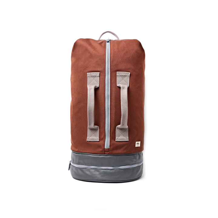 Heathrow Duffel Bag Backpack in Chocolate