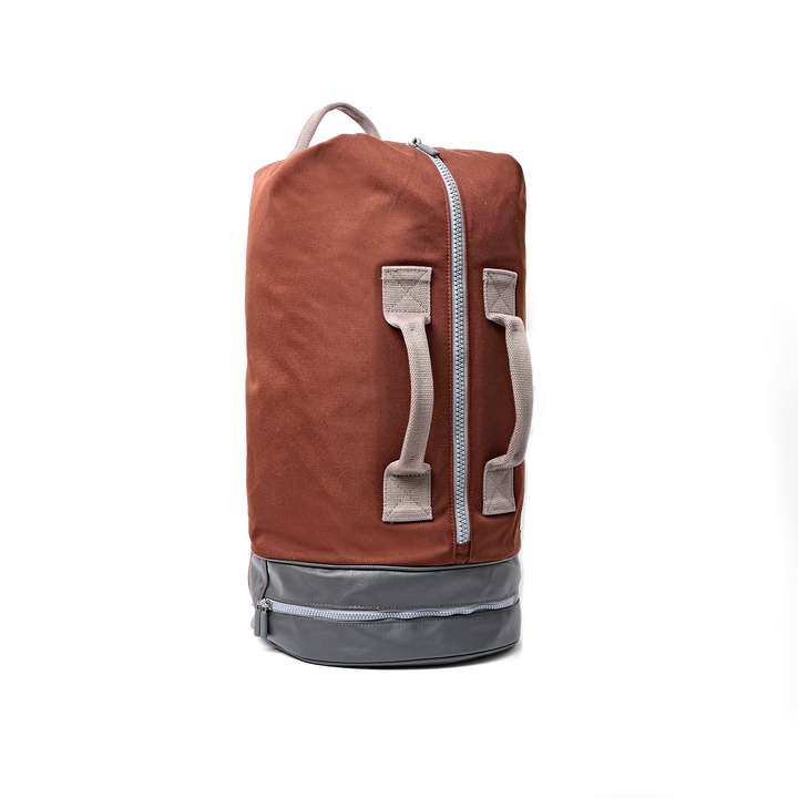 Heathrow Duffel Bag Backpack in Chocolate