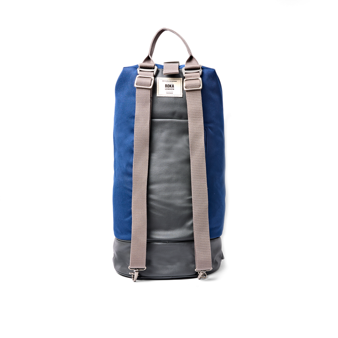 Heathrow Duffel Bag Backpack in Crisp Blue