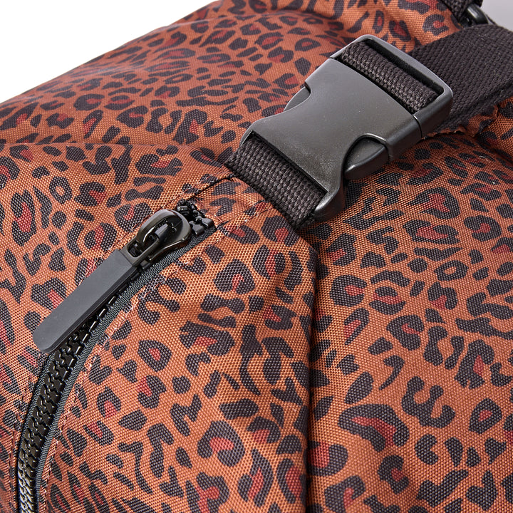 Heathrow Duffel Bag Backpack in Corn Mini Leopard