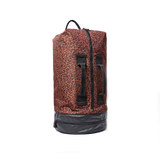 Heathrow Duffel Bag Backpack in Corn Mini Leopard