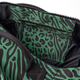 Heathrow Duffel Bag Backpack in Mixed Animal Artichoke
