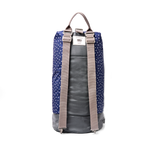 Heathrow Duffel Bag Backpack in Navy Polka Dot