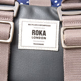 Heathrow Duffel Bag Backpack in Navy Polka Dot