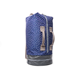 Heathrow Duffel Bag Backpack in Navy Polka Dot