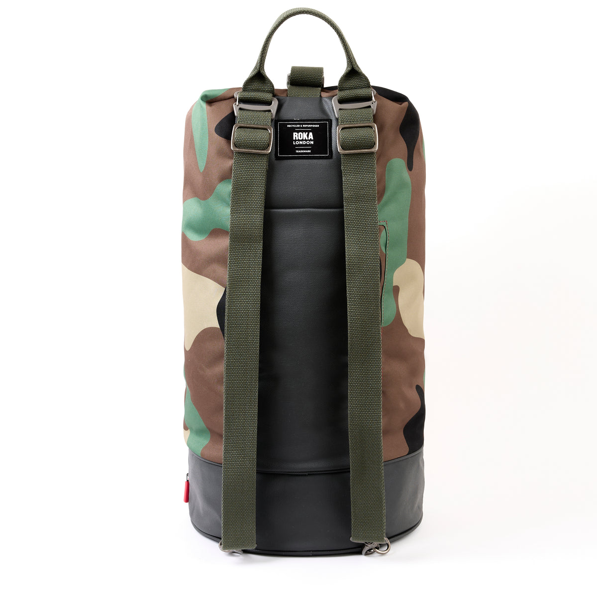 Heathrow Duffel Bag Backpack in Vintage Camo