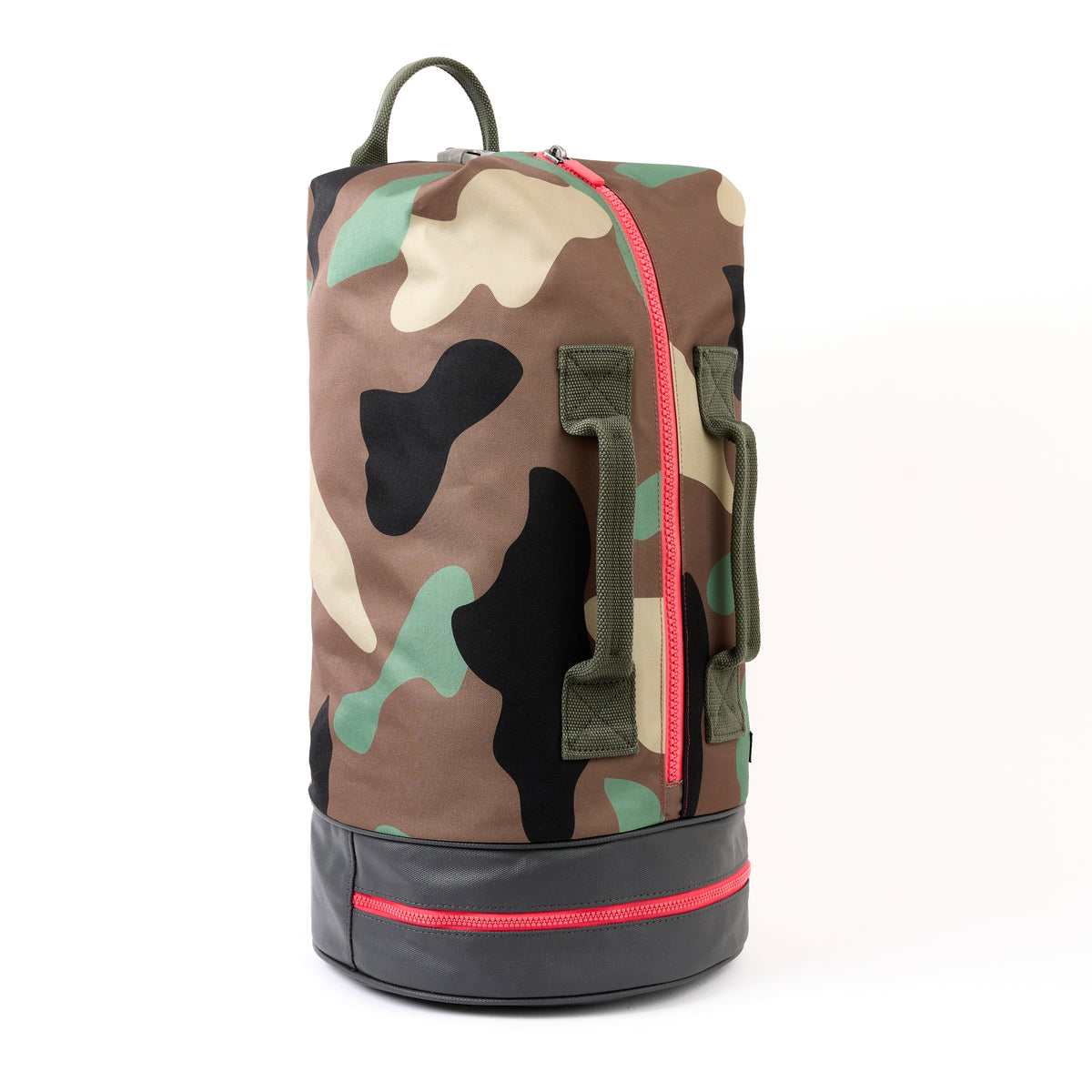 Heathrow Duffel Bag Backpack in Vintage Camo