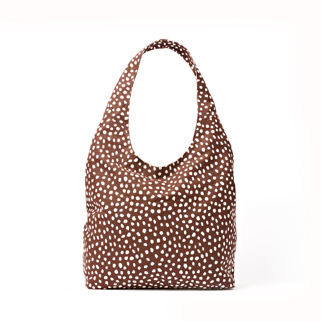 Hoxton Shoulder Bag in Brown Spot