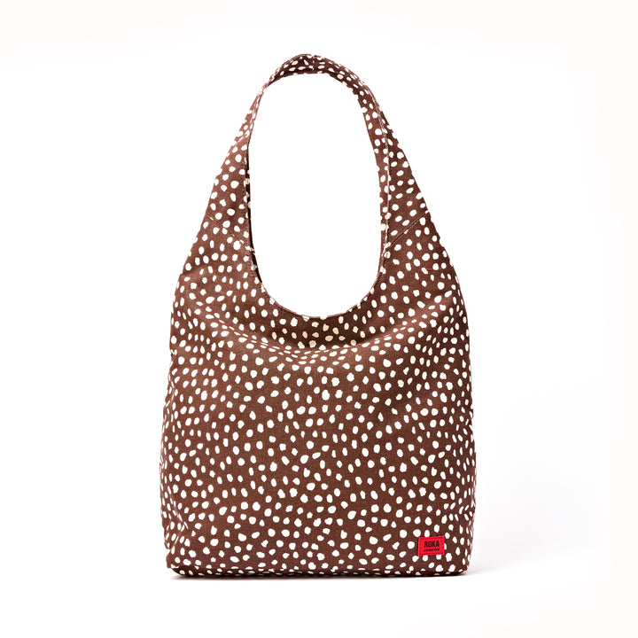 Hoxton Shoulder Bag in Brown Spot