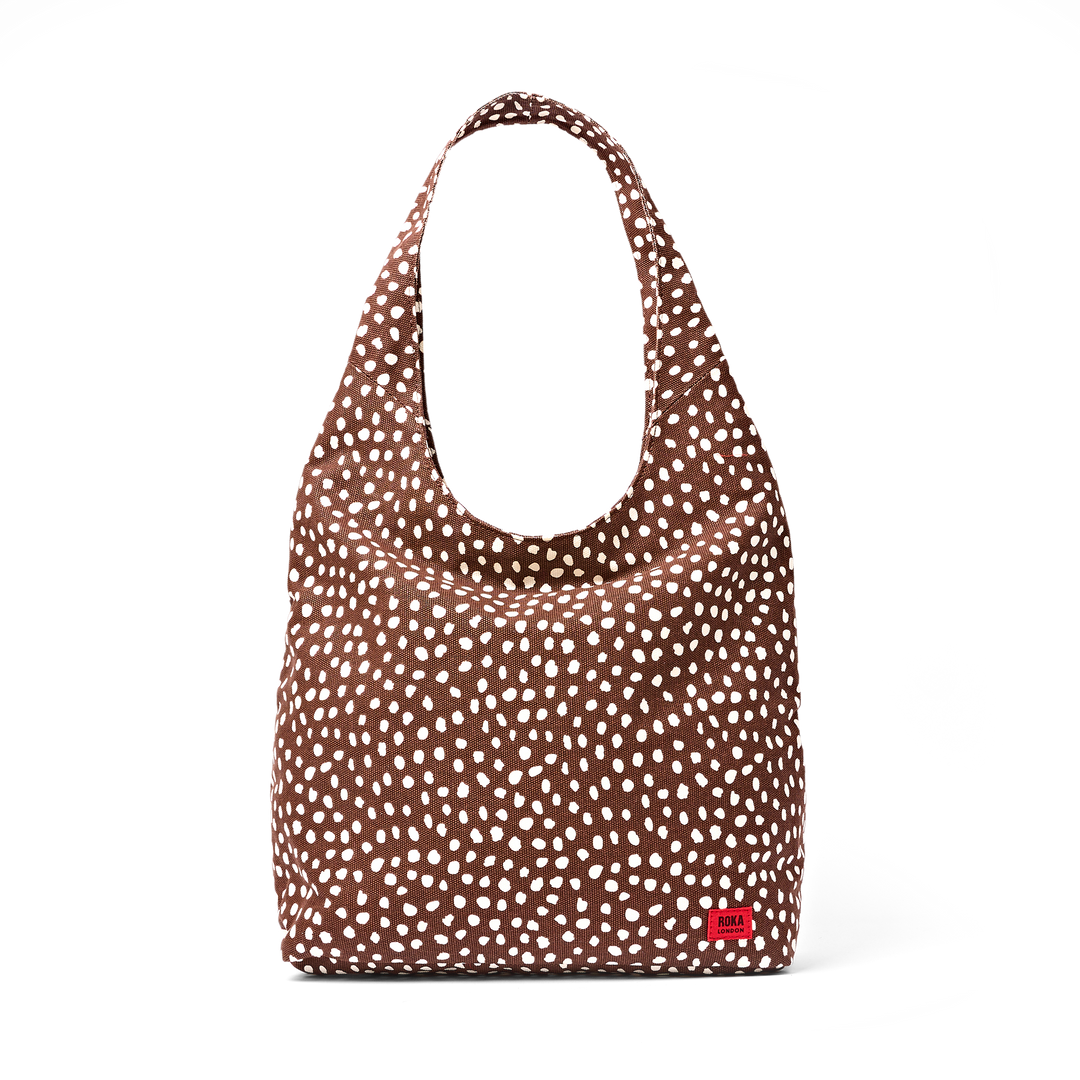 Hoxton Shoulder Bag in Brown Spot