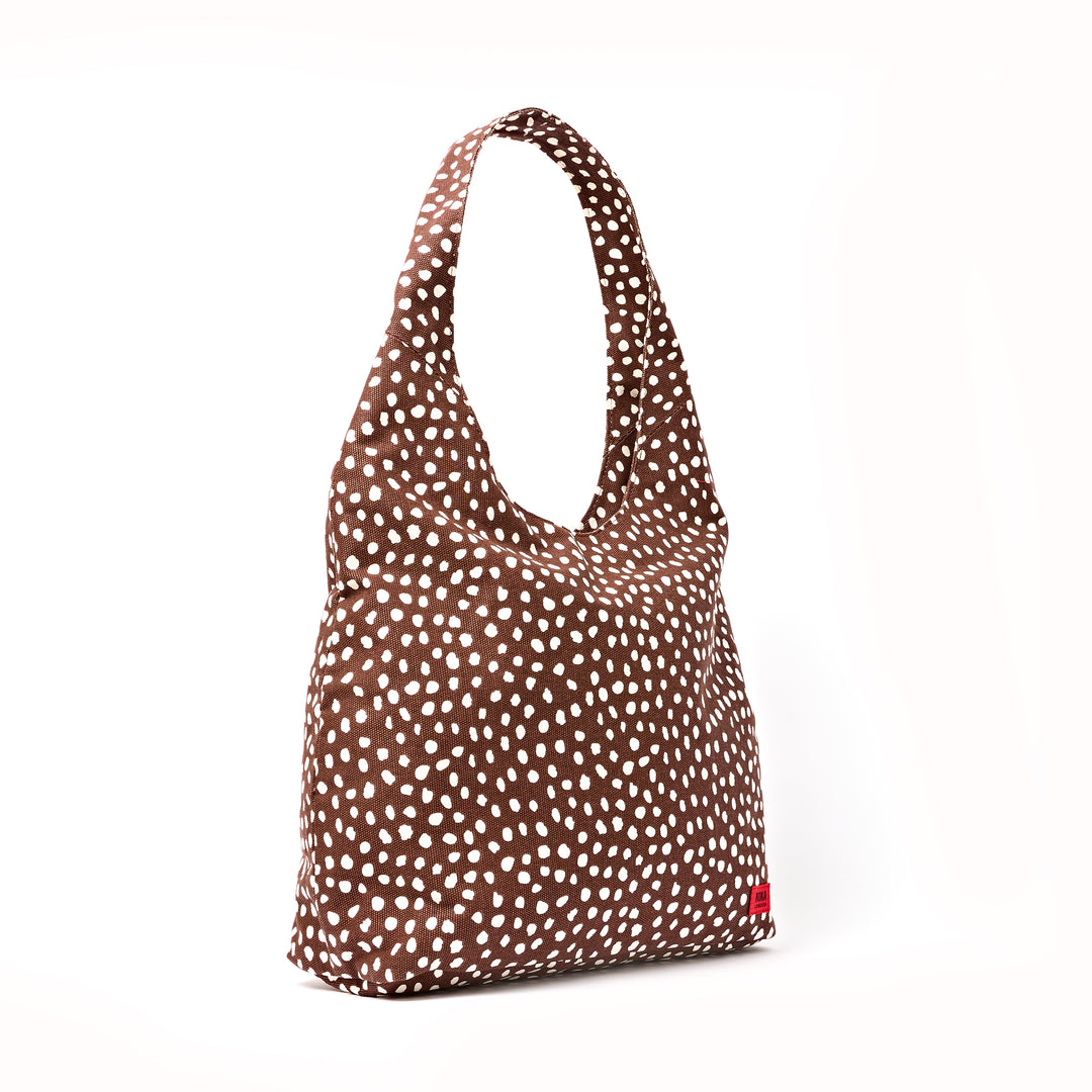 Hoxton Shoulder Bag in Brown Spot