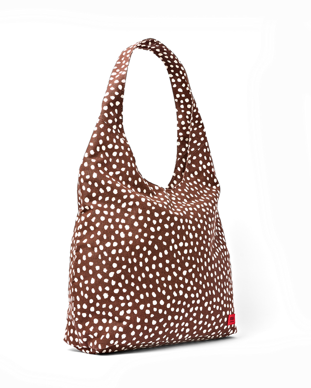 Hoxton Shoulder Bag in Brown Spot