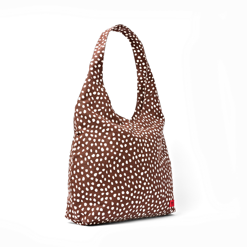 Hoxton Shoulder Bag in Brown Spot