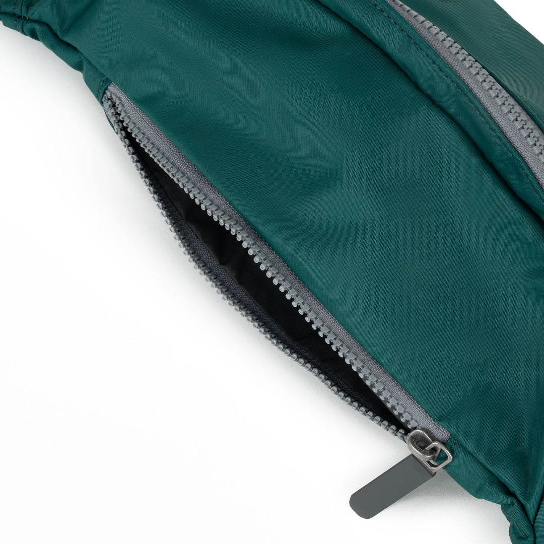 Jubilee Sling Teal Recycled Eco-Friendly Bag ROKA London