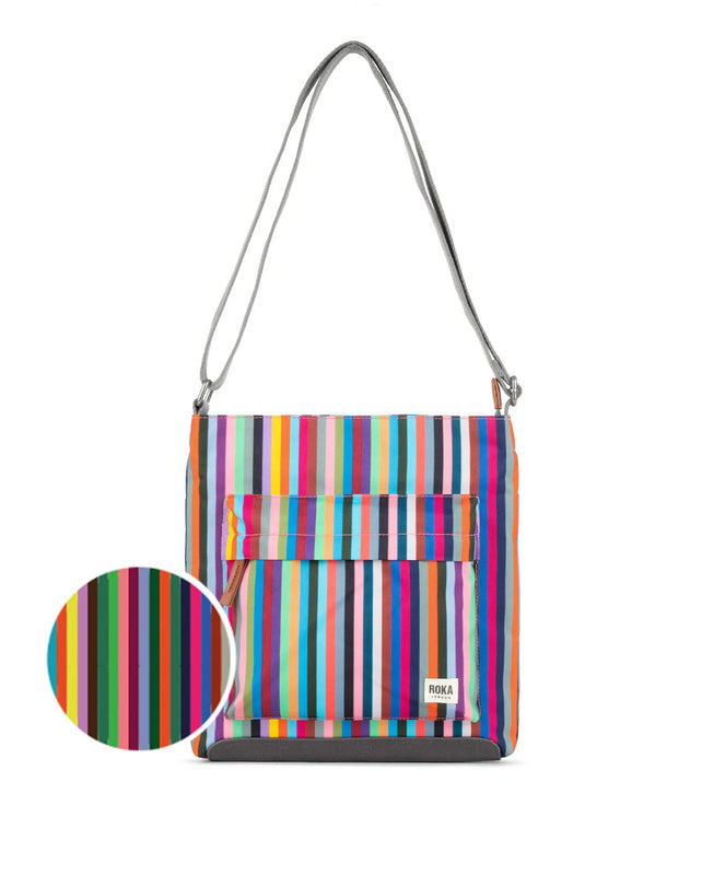 Kennington Crossbody Bag in Multi Stripe