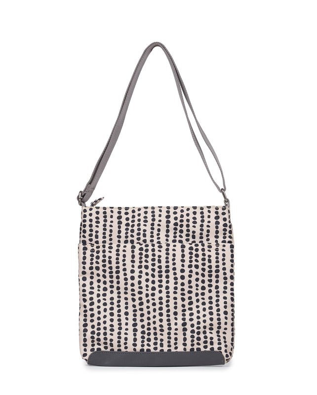 Kennington Crossbody Bag in Linear Dot