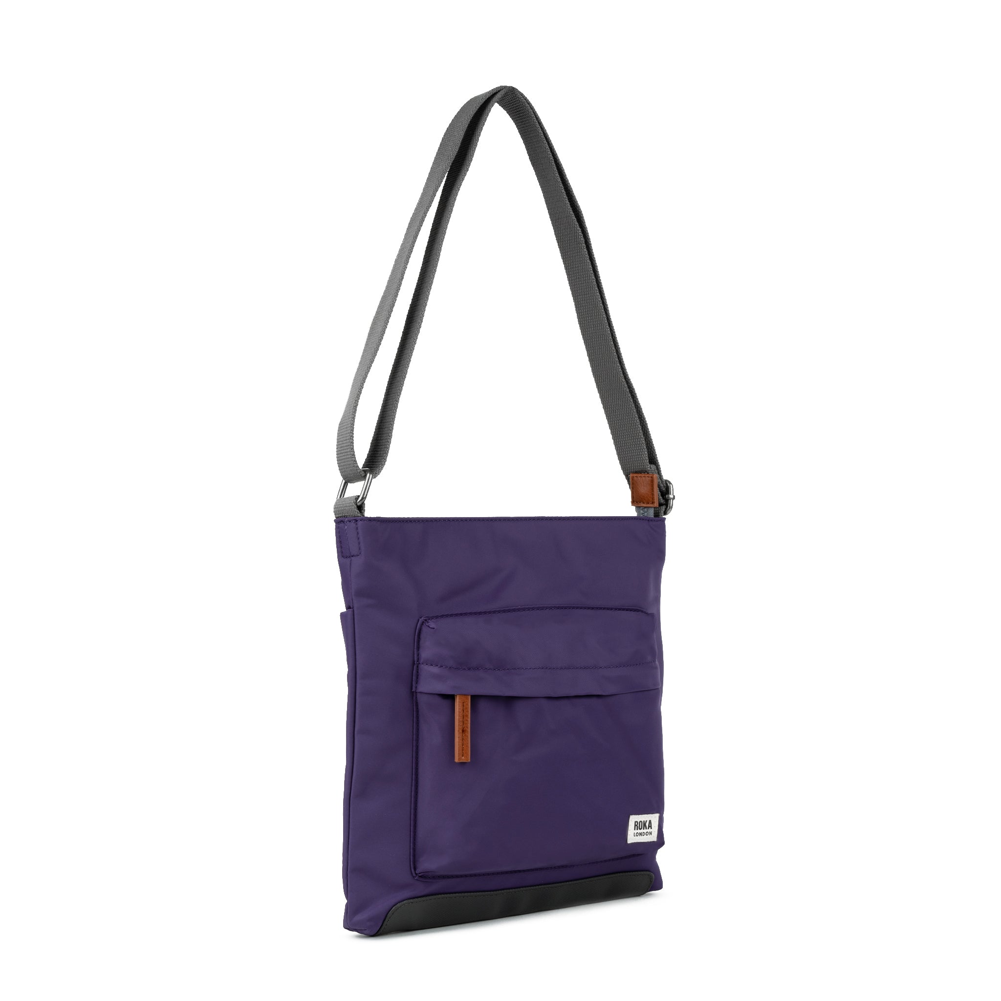 Kennington Mulberry| Recycled Crossbody | ROKA London