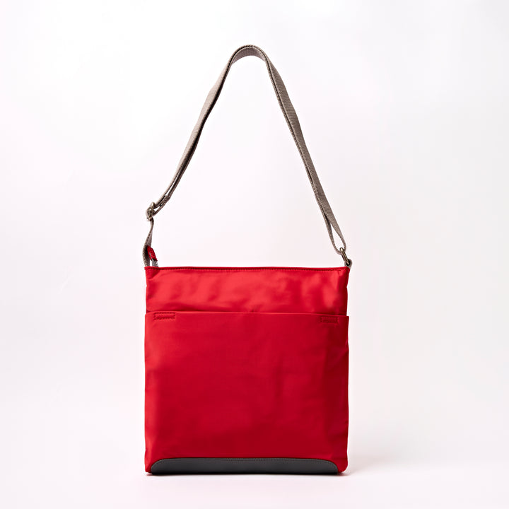 Kennington Crossbody Bag in Cranberry Stripe