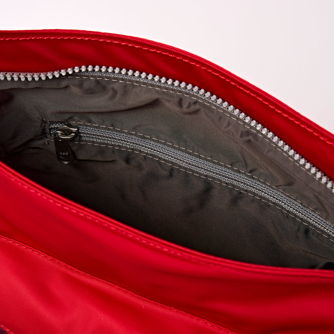 Kennington Crossbody Bag in Cranberry Stripe